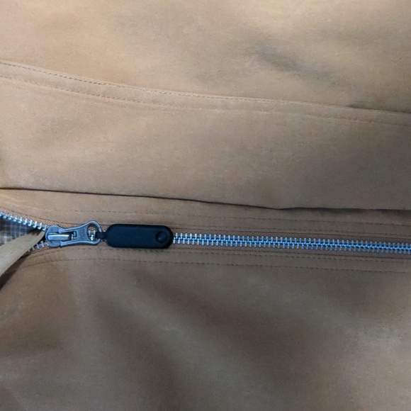 Buccino Men's Tan Suede Zip Up Collared Jacket (See Measurements in Desc… - Picture 4 of 12